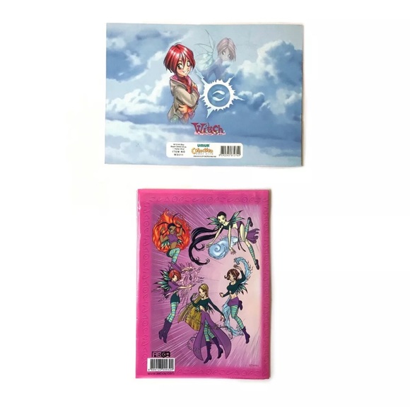 Y2K W.I.T.C.H. Vintage school stationery set notebook Stickers Cartoon Anime - Picture 3 of 4